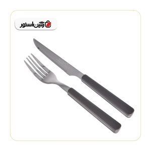 ست کارد و چنگال یونیکو مدل 5855 طوسی